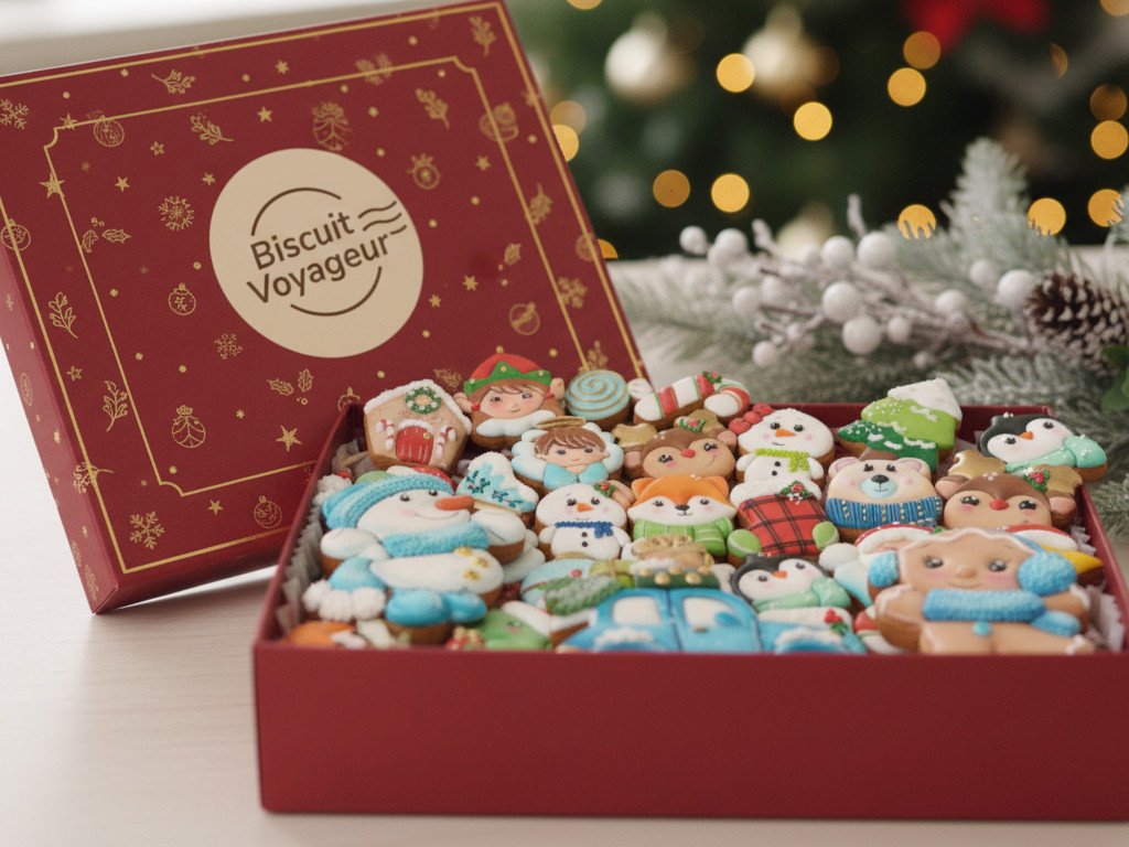 collection_boitte_biscuit_voyageur_2 Coffret de biscuits de Noël décorés