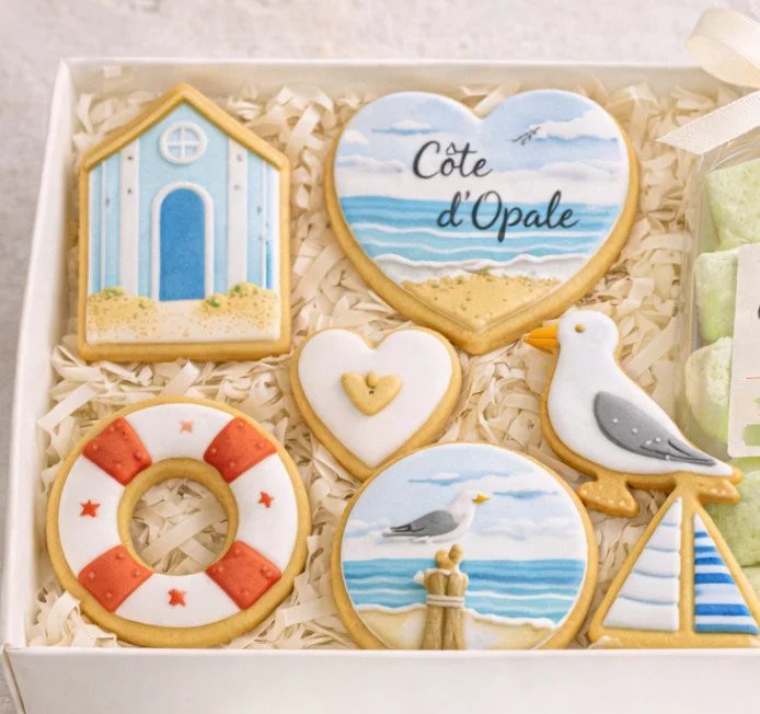Biscuits décorés à la main au glaçage royal Biscuits décorés à la main au glaçage royal